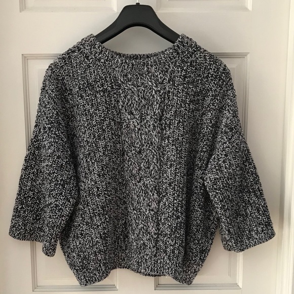 H&M Cable Knit Slouchy Sweater Round Neck Size M - Picture 5 of 10